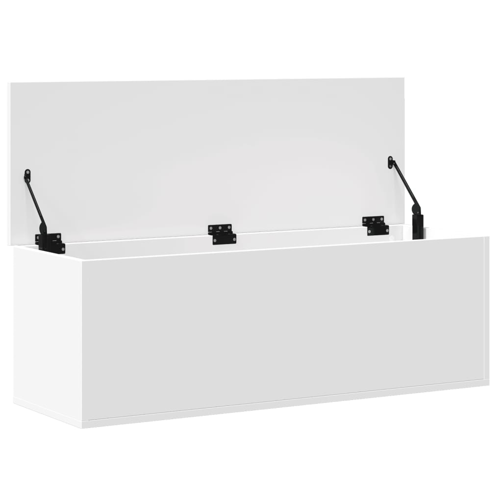 Cutie De Depozitare, Alb, 102X35X35 Cm, Lemn Prelucrat