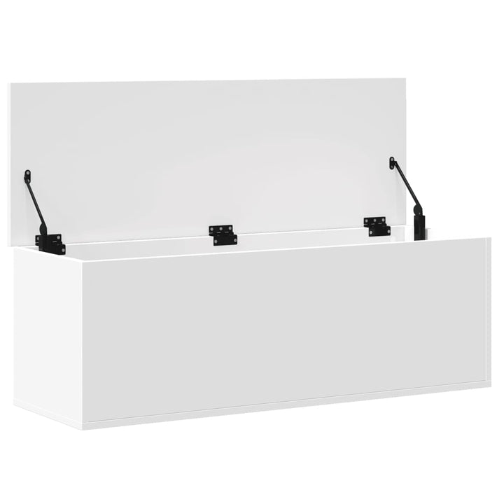 Cutie De Depozitare, Alb, 102X35X35 Cm, Lemn Prelucrat