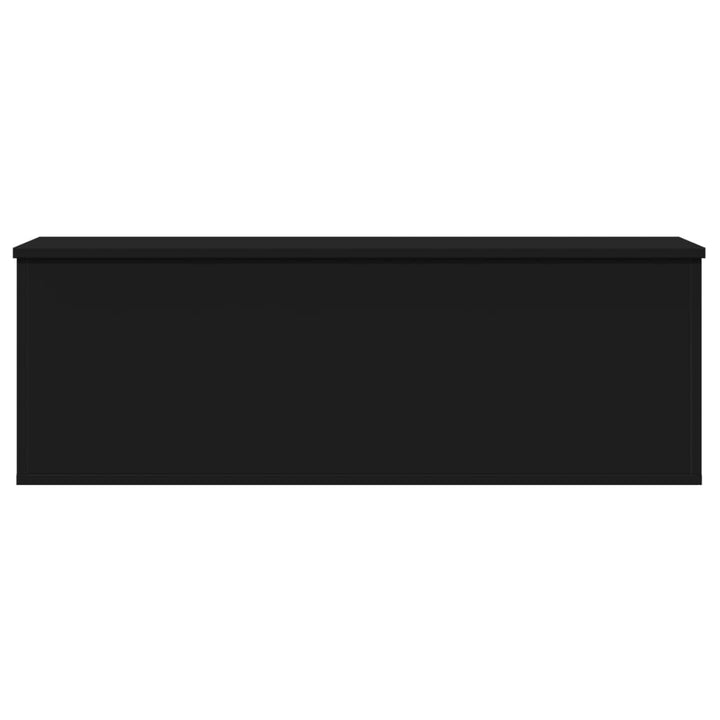 Cutie De Depozitare, Negru, 102X35X35 Cm, Lemn Prelucrat
