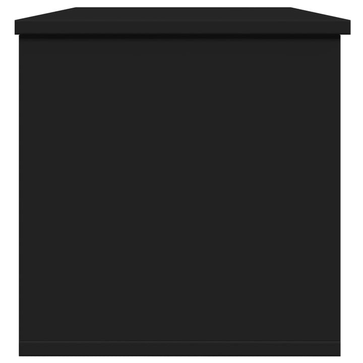 Cutie De Depozitare, Negru, 102X35X35 Cm, Lemn Prelucrat