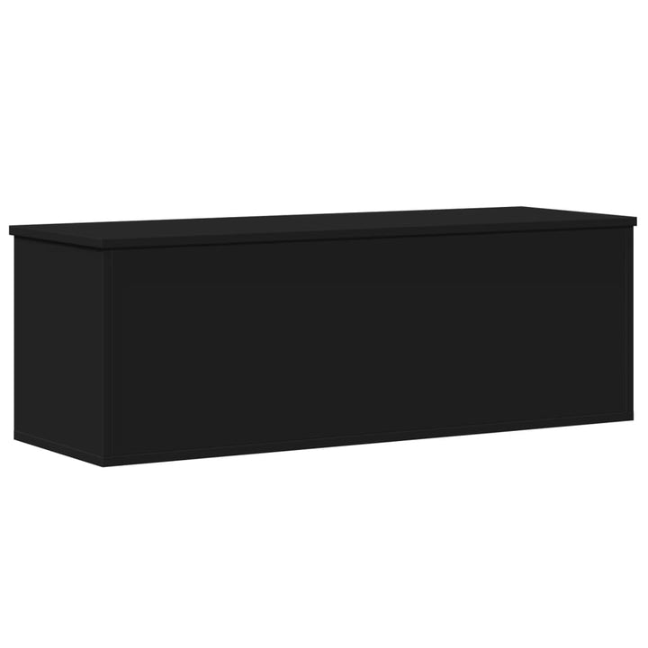 Cutie De Depozitare, Negru, 102X35X35 Cm, Lemn Prelucrat