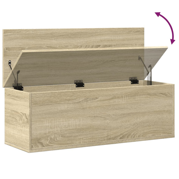 Cutie De Depozitare, Stejar Sonoma, 102X35X35Cm, Lemn Prelucrat