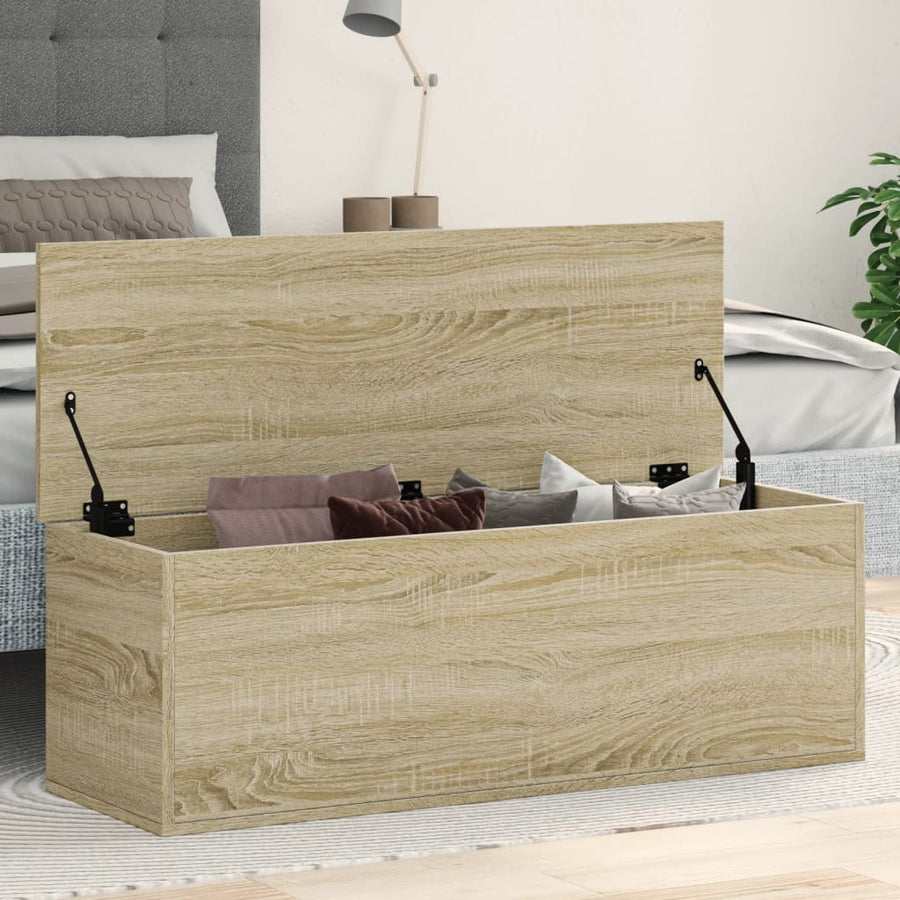 Cutie De Depozitare, Stejar Sonoma, 102X35X35Cm, Lemn Prelucrat