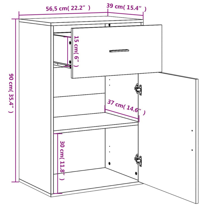 Dulap Depozitare, , 56,5X39X90 Cm, Lemn Prelucrat