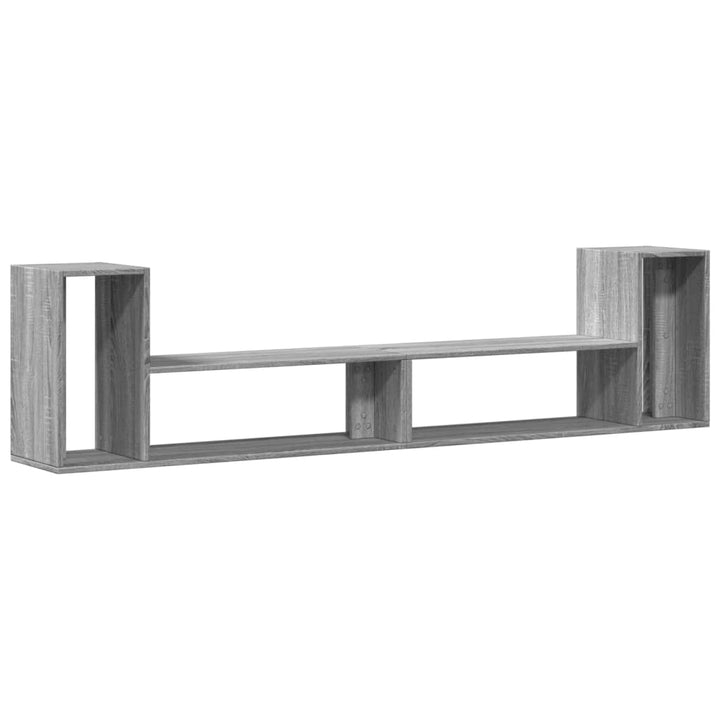 Comodă Tv, 2 Buc., Gri Sonoma, 100X30X50 Cm, Lemn Prelucrat
