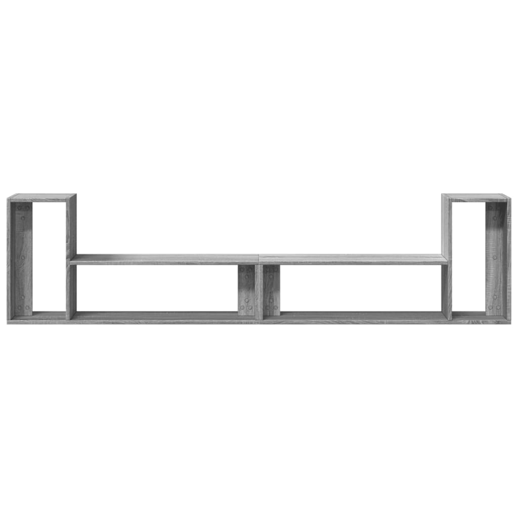 Comodă Tv, 2 Buc., Gri Sonoma, 100X30X50 Cm, Lemn Prelucrat