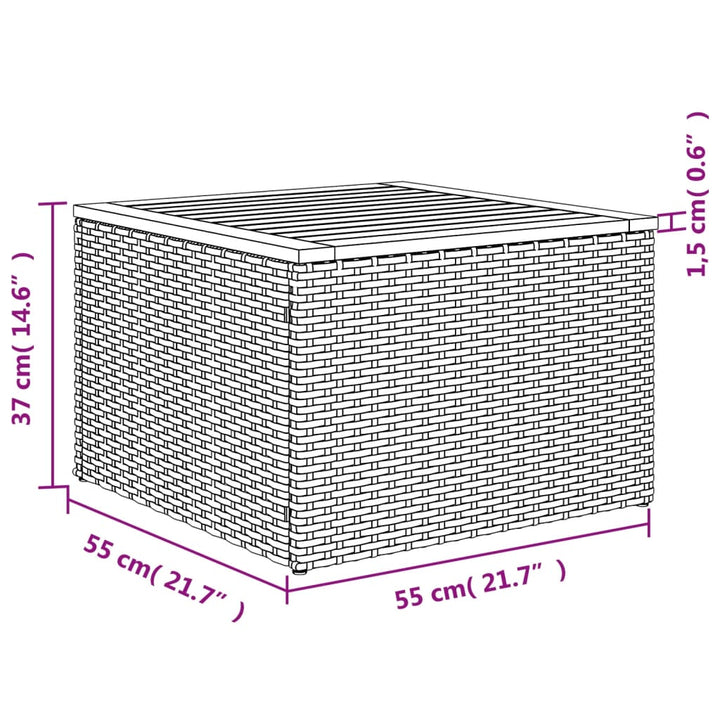 Set Canapele De Grădină Cu Perne, 10 Piese, Negru, Poliratan