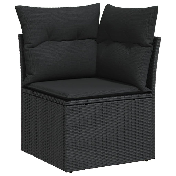 Set Canapele De Grădină Cu Perne, 10 Piese, , Poliratan