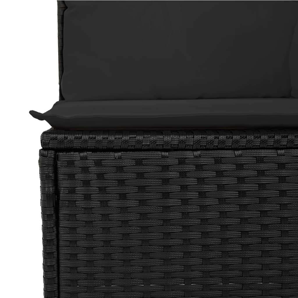 Set Canapele De Grădină Cu Perne, 10 Piese, , Poliratan