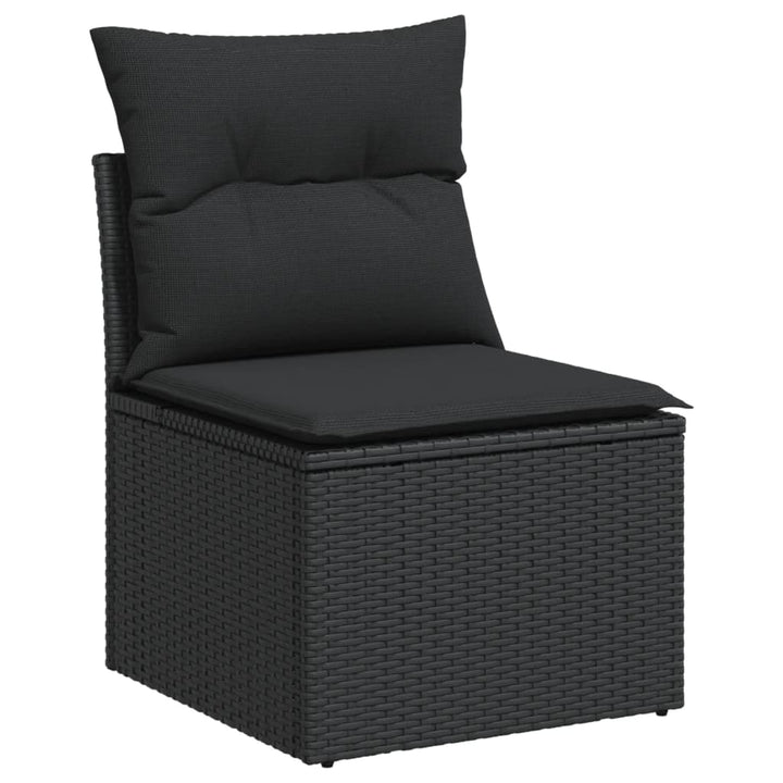 Set Canapele De Grădină Cu Perne, 10 Piese, , Poliratan