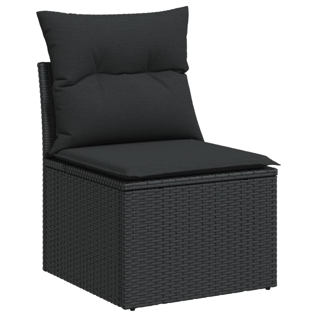 Set Canapele De Grădină Cu Perne, 10 Piese, , Poliratan