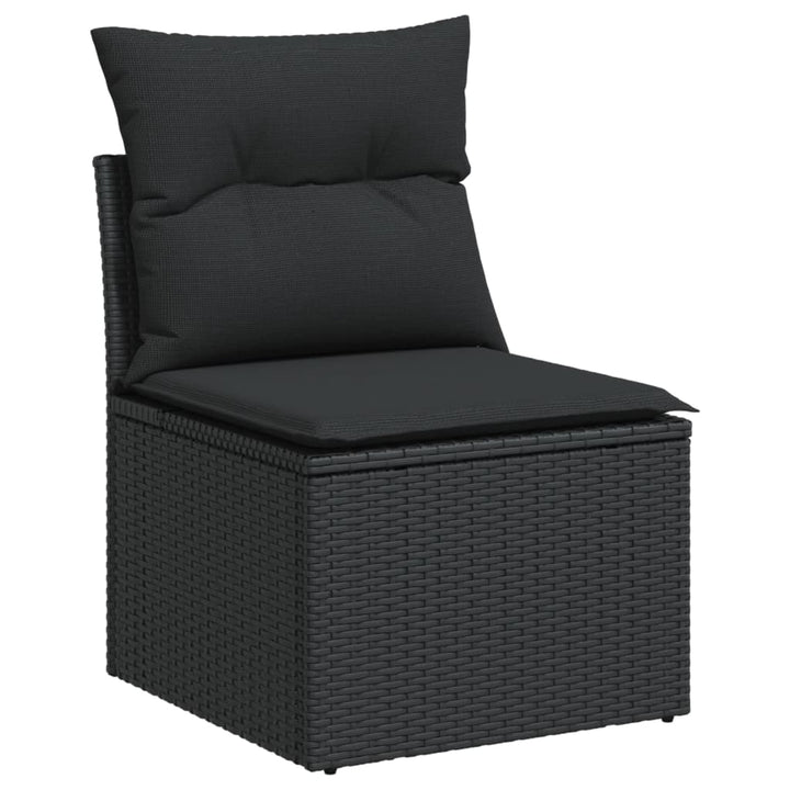 Set Canapele De Grădină Cu Perne, 10 Piese, , Poliratan