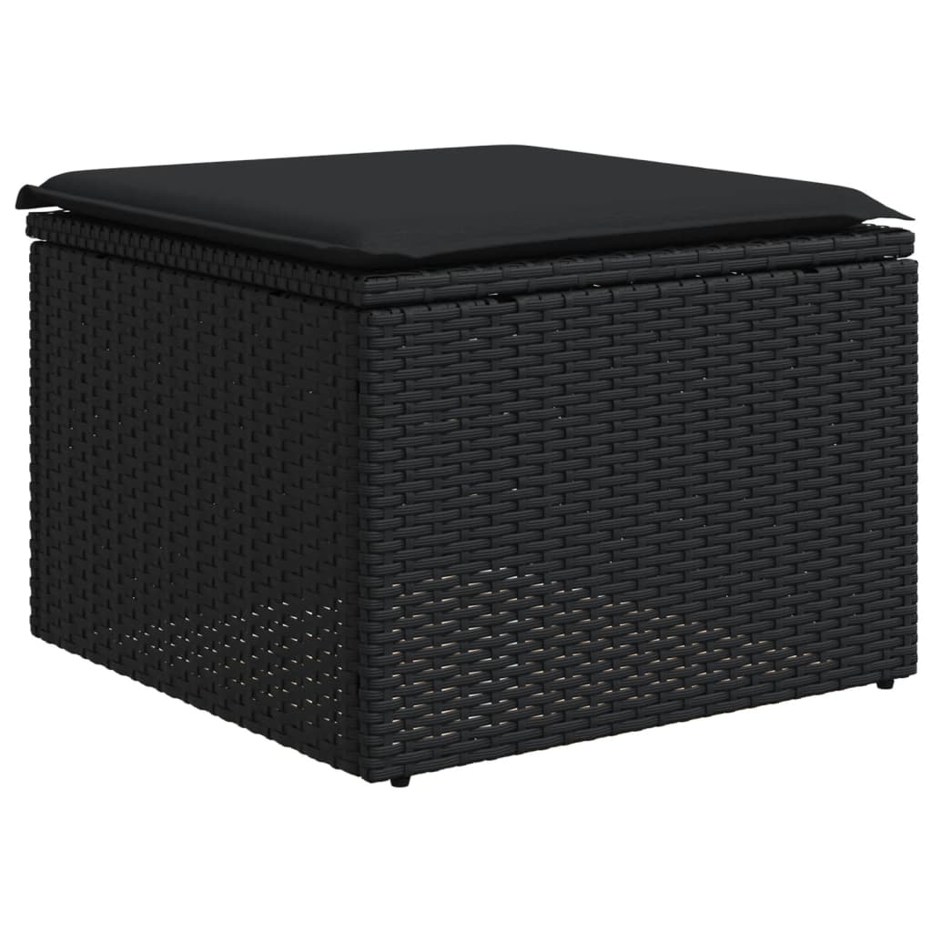 Set Canapele De Grădină Cu Perne, 10 Piese, , Poliratan