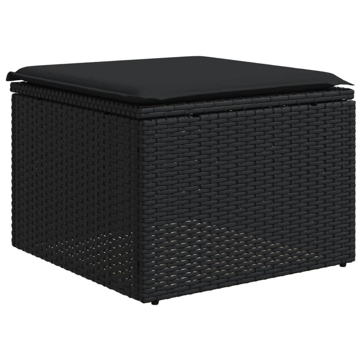 Set Canapele De Grădină Cu Perne, 10 Piese, , Poliratan