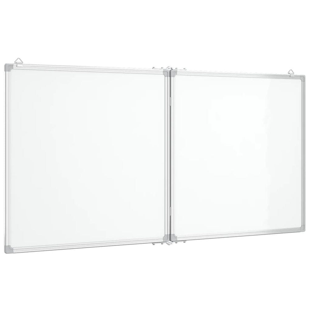 Tablă Magnetică Pliabilă, Alb, 120X60X1,7 Cm, Aluminiu