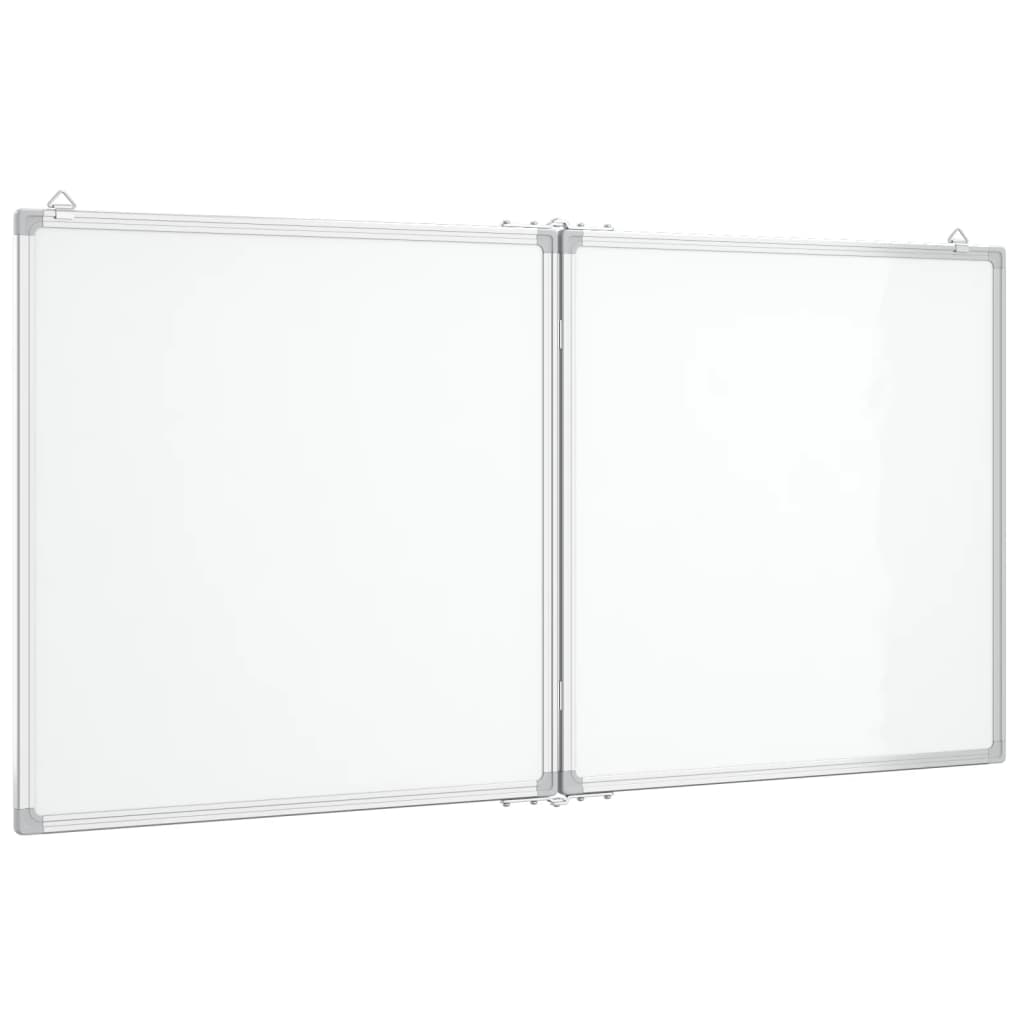 Tablă Magnetică Pliabilă, Alb, 120X60X1,7 Cm, Aluminiu