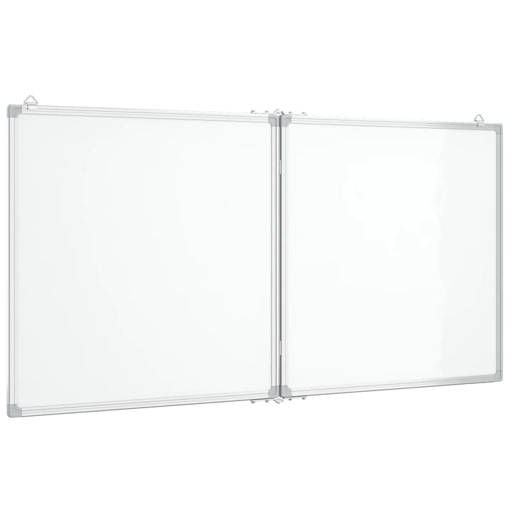 Tablă Magnetică Pliabilă, Alb, 120X60X1,7 Cm, Aluminiu