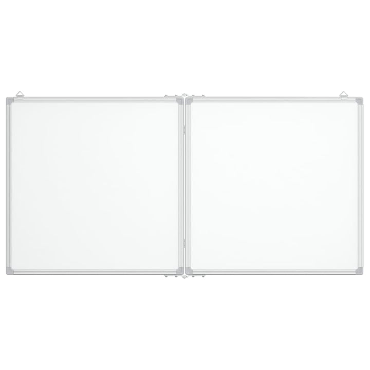 Tablă Magnetică Pliabilă, Alb, 120X60X1,7 Cm, Aluminiu