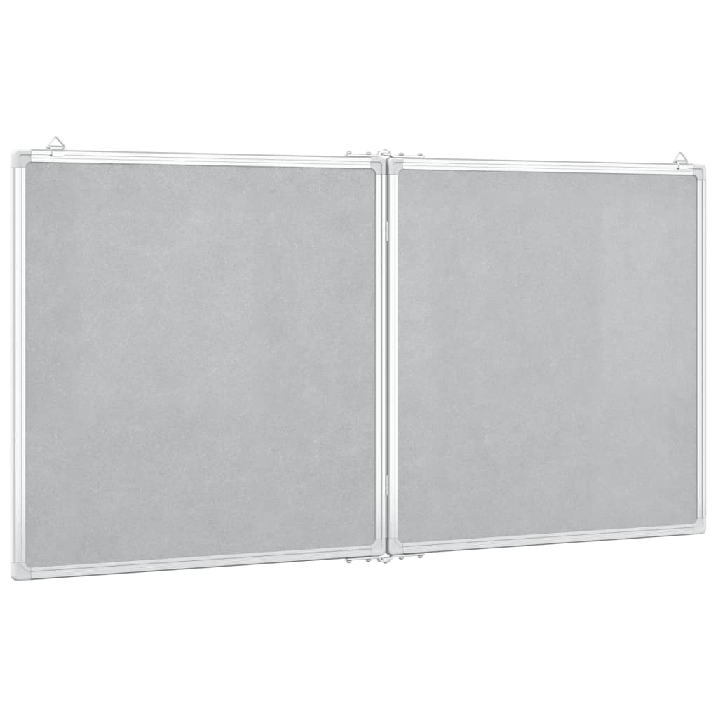 Tablă Magnetică Pliabilă, Alb, 120X60X1,7 Cm, Aluminiu