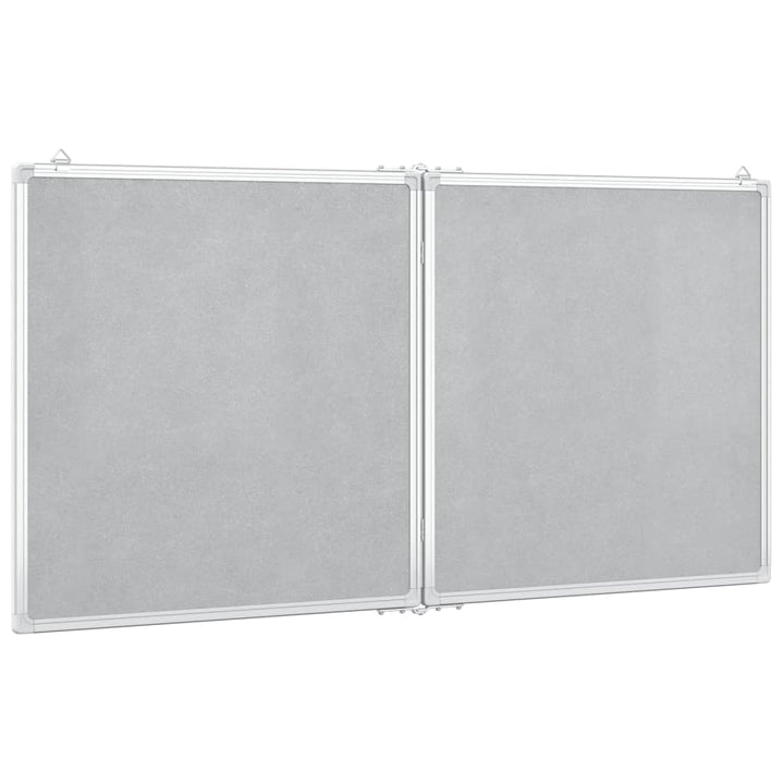 Tablă Magnetică Pliabilă, Alb, 120X60X1,7 Cm, Aluminiu