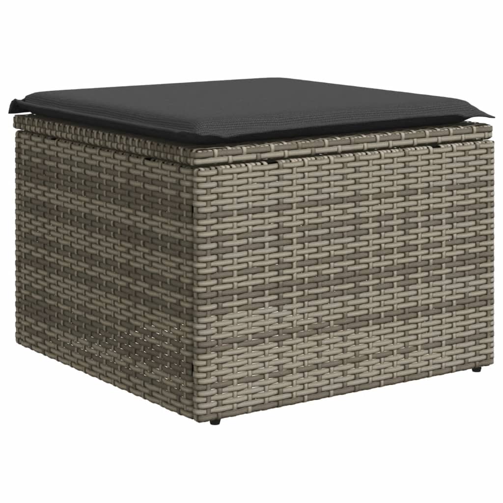 Set Canapele De Grădină, 7 Piese, Cu Perne, , Poliratan