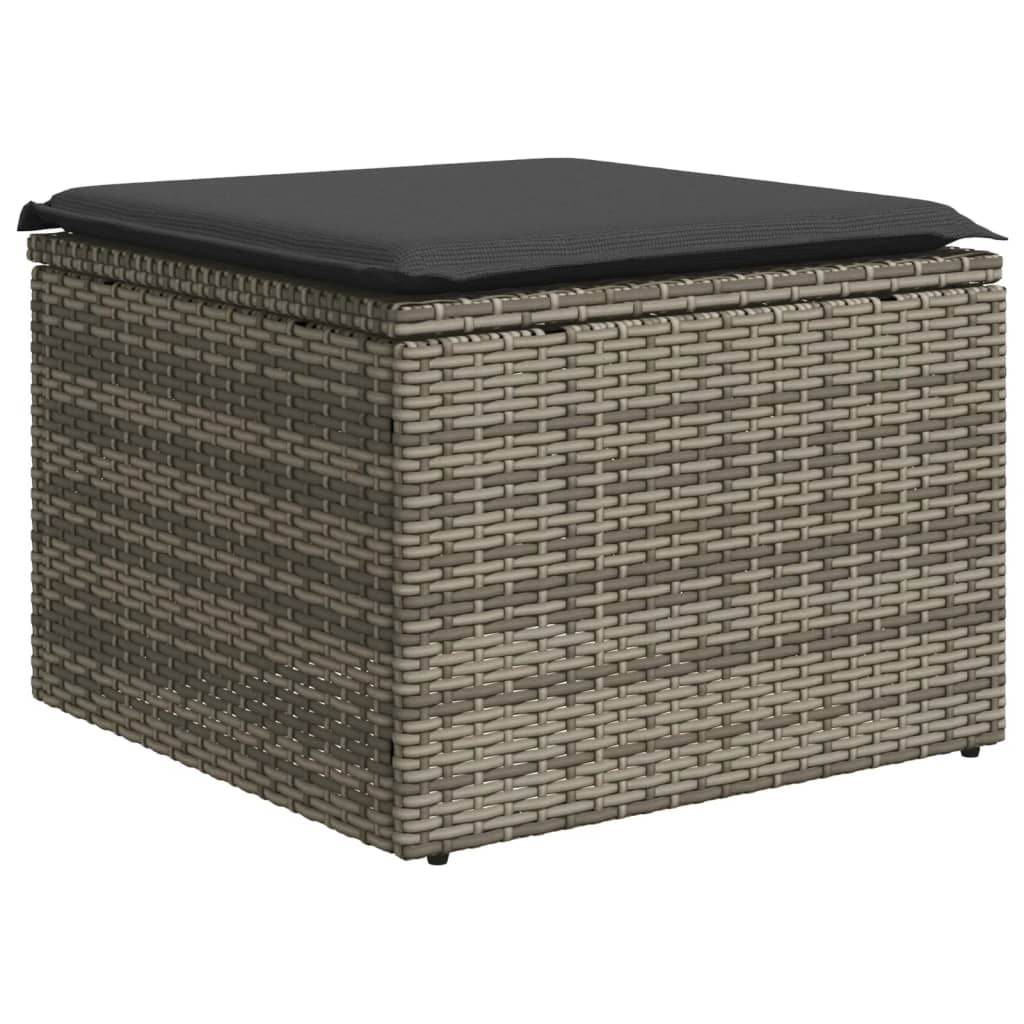 Set Canapele De Grădină, 9 Piese, Cu Perne, , Poliratan