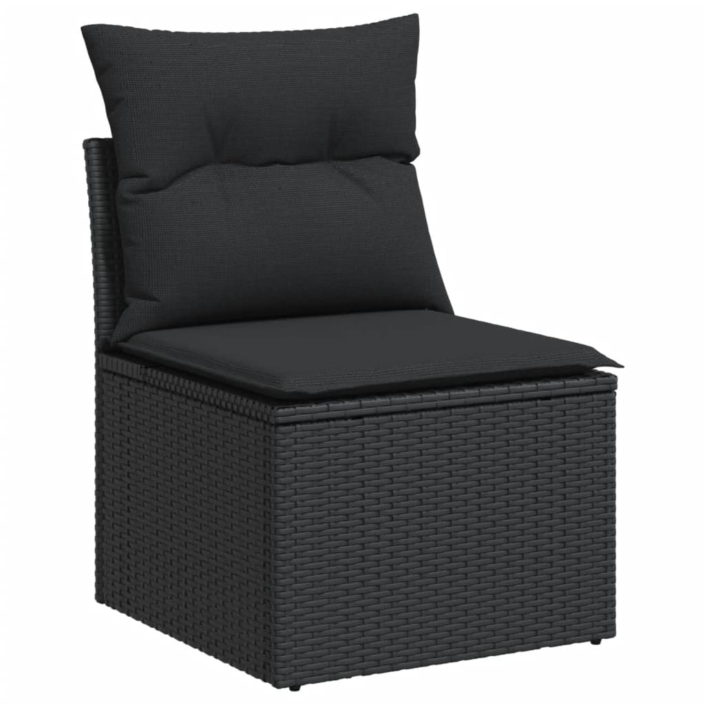 Set Canapele De Grădină Cu Perne, 10 Piese, , Poliratan