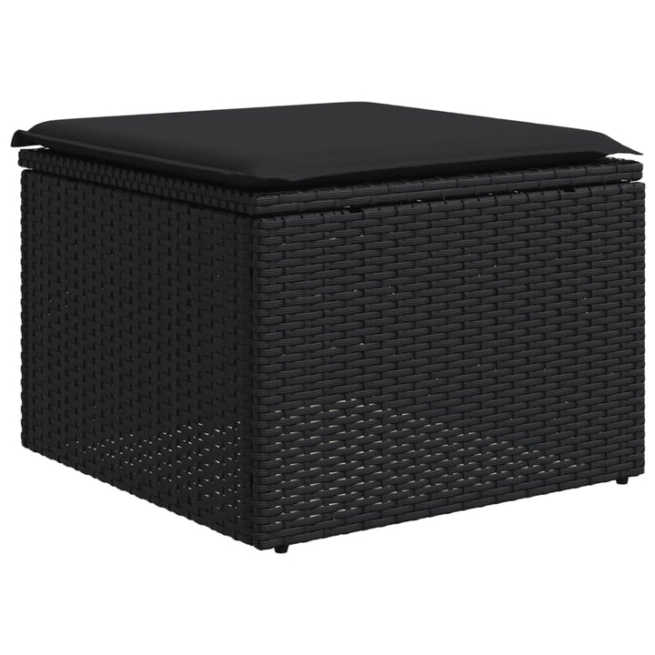 Set Canapele De Grădină Cu Perne, 10 Piese, , Poliratan
