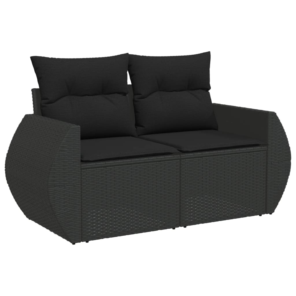 Set Canapele De Grădină Cu Perne, 7 Piese, , Poliratan