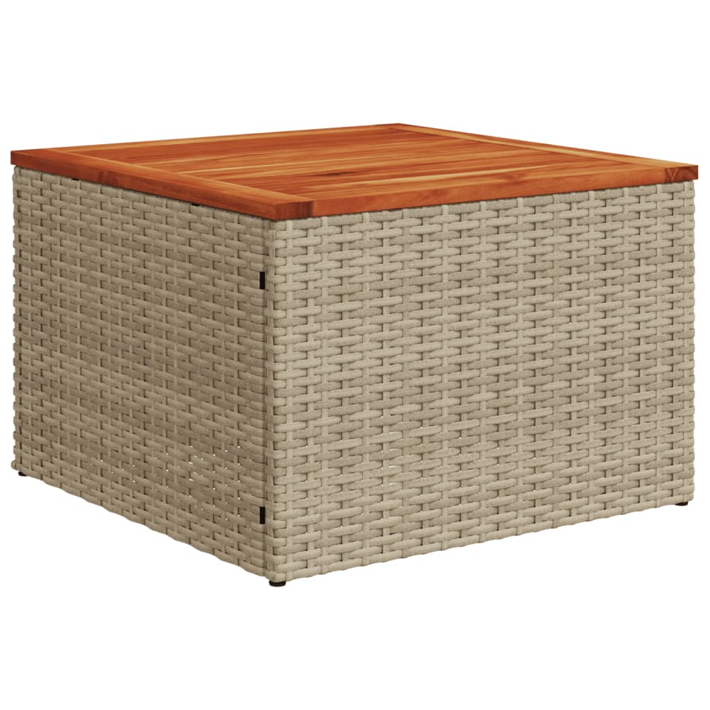 Set Canapele De Grădină Cu Perne, 10 Piese, Bej, Poliratan