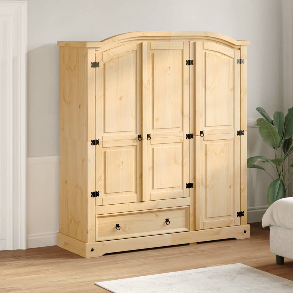 Șifonier Corona, 151,5X52X170 Cm, Lemn Masiv De Pin