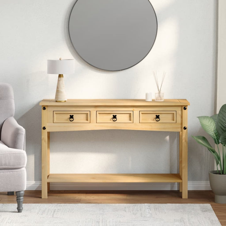 Măsuță Consolă Corona, 114X34,5X73 Cm, Lemn Masiv De Pin