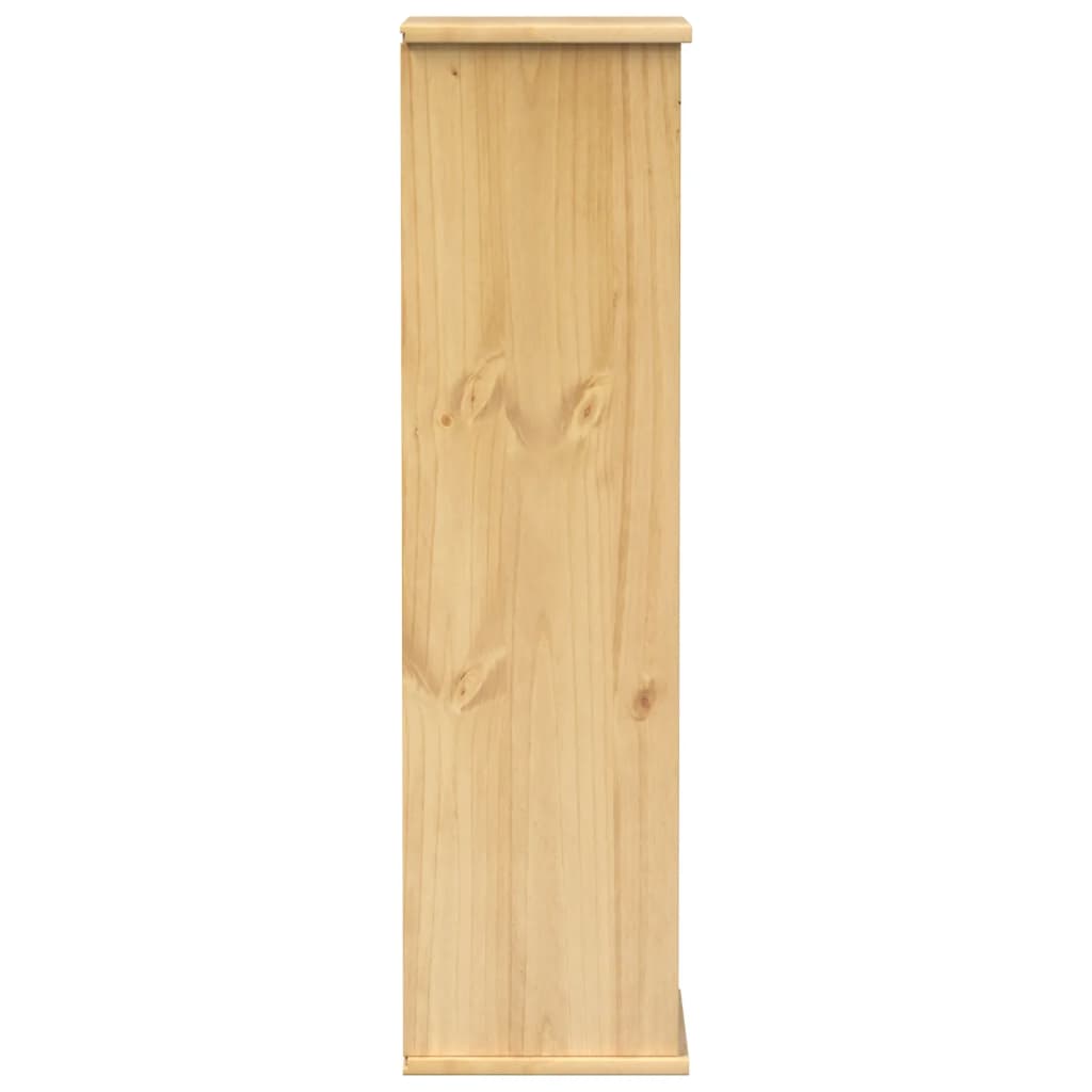 Dulap De Cd-Uri „Corona”, 40X30X110 Cm, Lemn Masiv De Pin