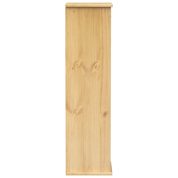 Dulap De Cd-Uri „Corona”, 40X30X110 Cm, Lemn Masiv De Pin