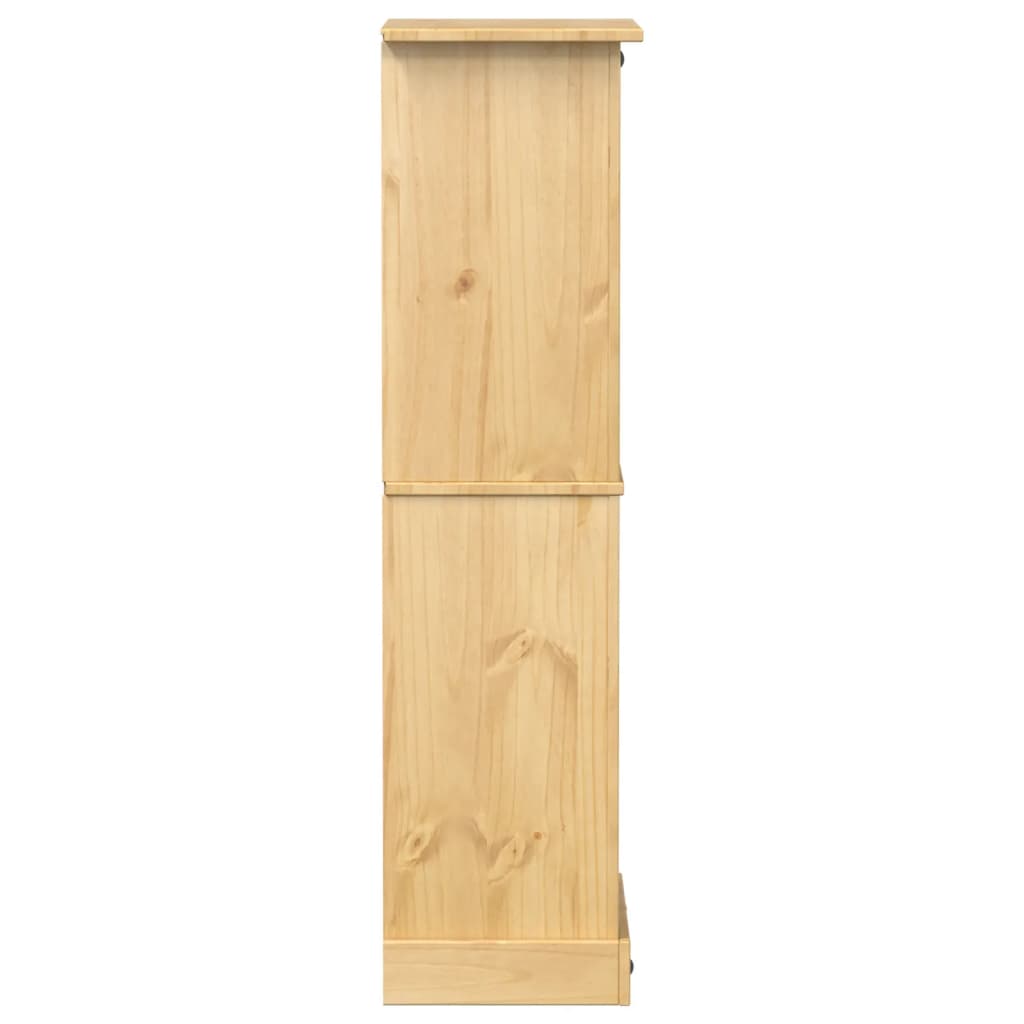 Raft Pentru Vin „Corona” 56X35X120 Cm, Lemn Masiv De Pin