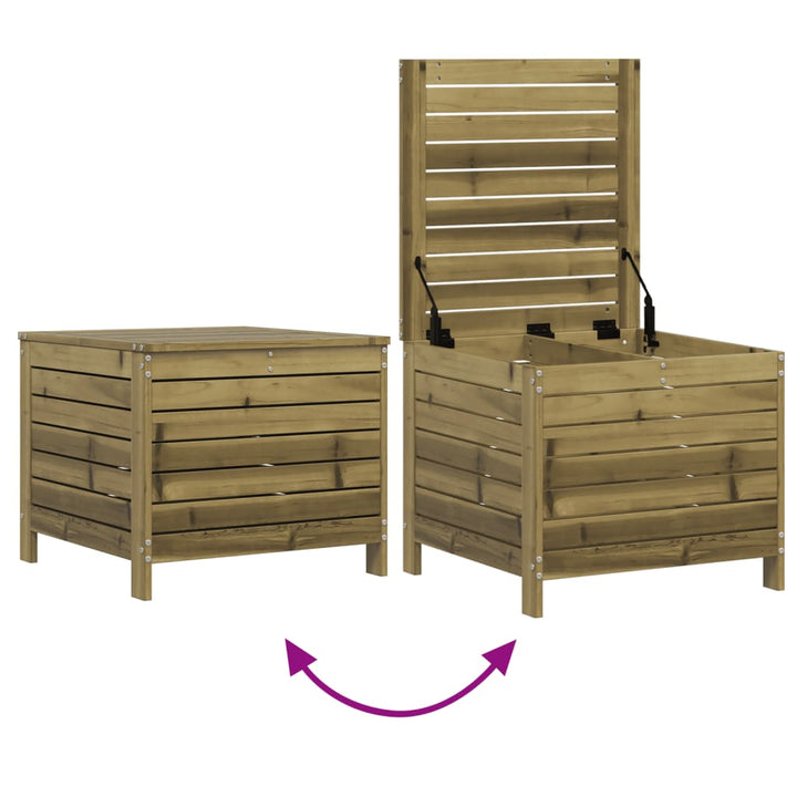 Set Canapea De Grădină, 5 Piese, Lemn De Pin Tratat