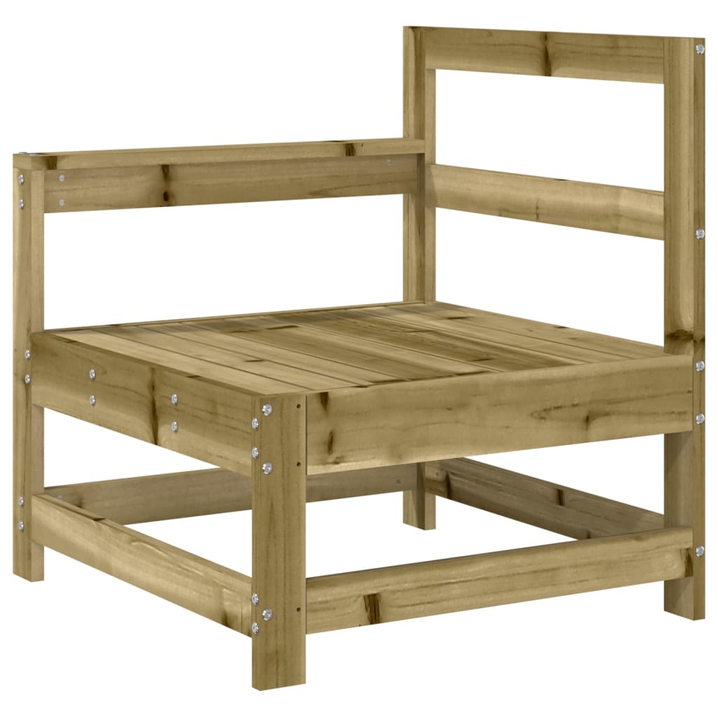 Set Canapea De Grădină, 10 Piese, Lemn De Pin Tratat