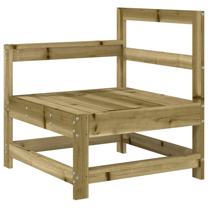 Set Canapea De Grădină, 10 Piese, Lemn De Pin Tratat