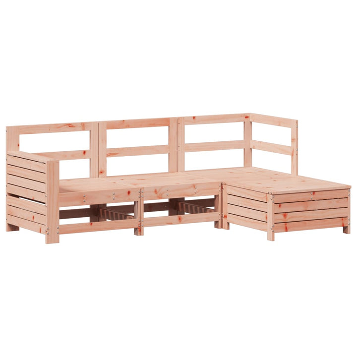 Set Canapele De Grădină, 4 Piese, Lemn Masiv Brad Douglas