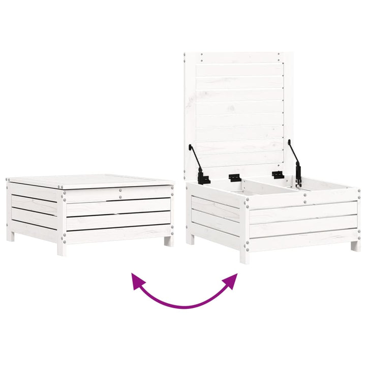 Set Canapea De Grădină, 6 Piese, , Lemn Masiv Pin