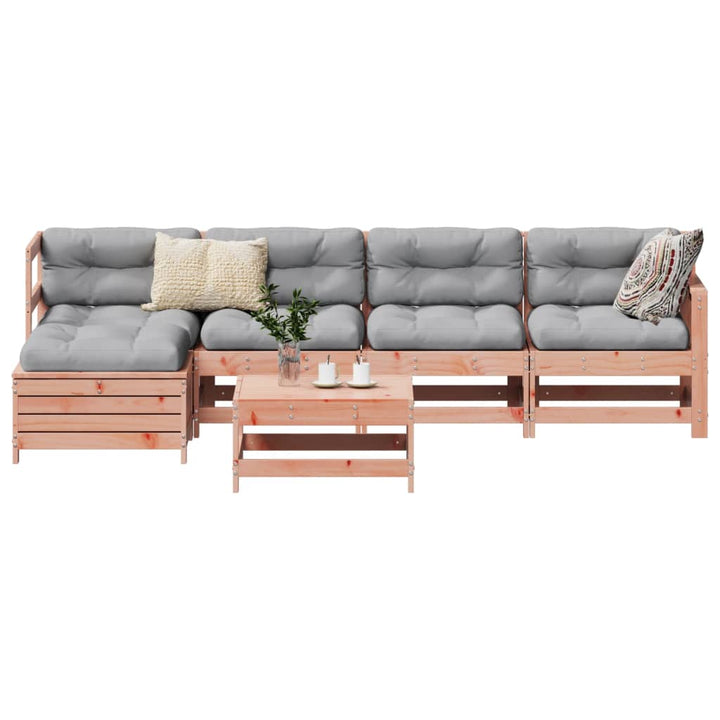 Set Canapea De Grădină, 6 Piese, , Lemn Masiv Pin