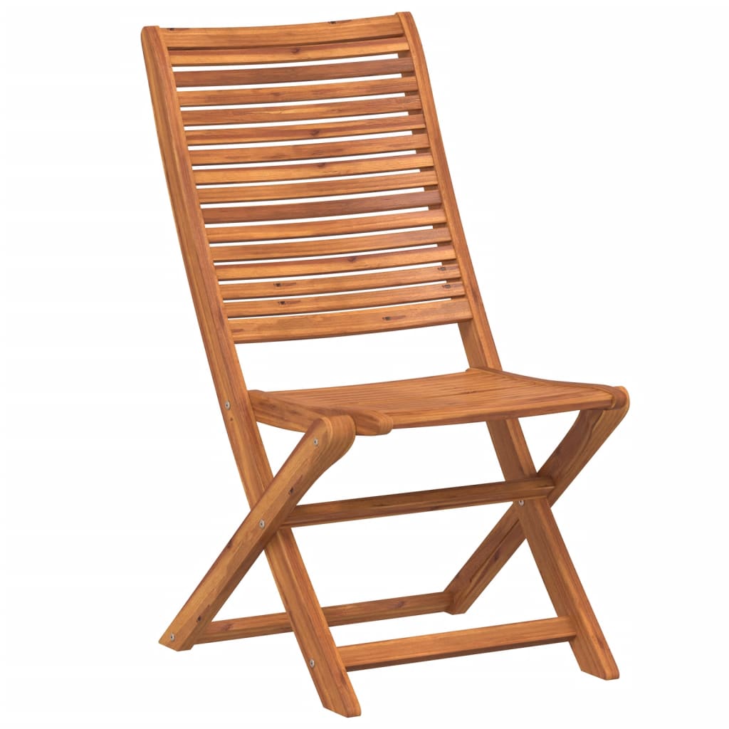 Scaune Grădină Pliabile 8 Buc. 51X66X95 Cm Lemn Masiv Acacia