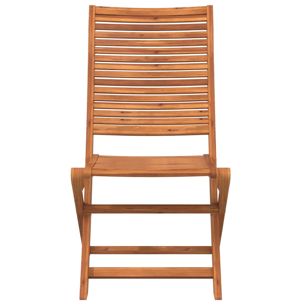 Scaune Grădină Pliabile 8 Buc. 51X66X95 Cm Lemn Masiv Acacia