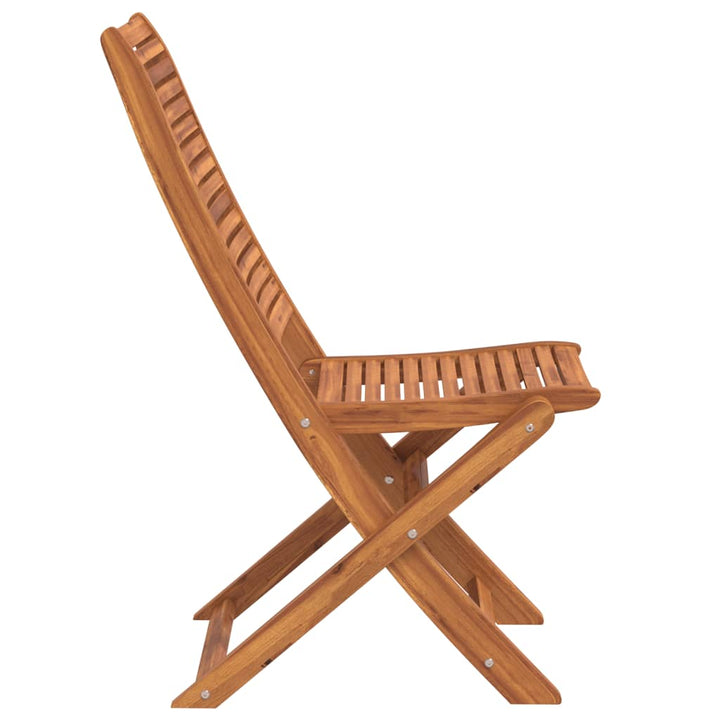 Scaune Grădină Pliabile 8 Buc. 51X66X95 Cm Lemn Masiv Acacia
