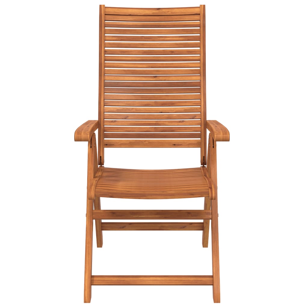 Scaune Grădină Rabatabile 6 Buc. 56X72X107 Cm Lemn Masiv Acacia