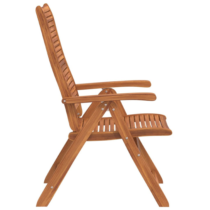 Scaune Grădină Rabatabile 6 Buc. 56X72X107 Cm Lemn Masiv Acacia