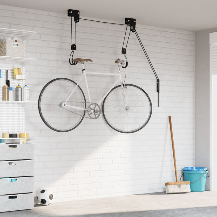 Palan Pentru Biciclete Cu Suport Pe Tavan, 57 Kg