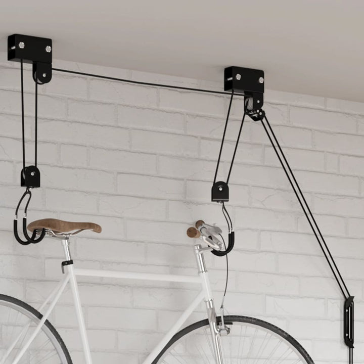 Palan Pentru Biciclete Cu Suport Pe Tavan, 57 Kg