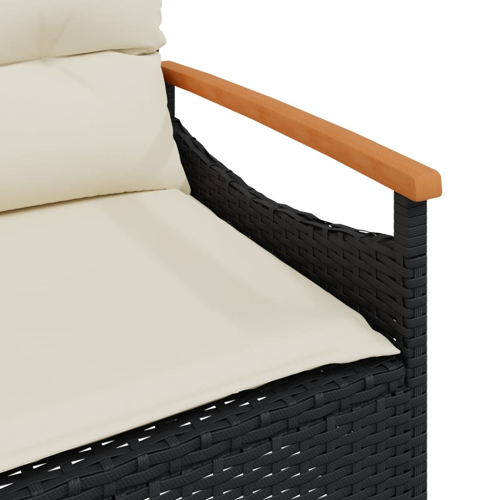 Set Mobilier De Grădină Cu Perne, 4 Piese, , Poliratan