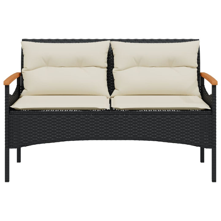 Set Mobilier De Grădină Cu Perne, 4 Piese, , Poliratan